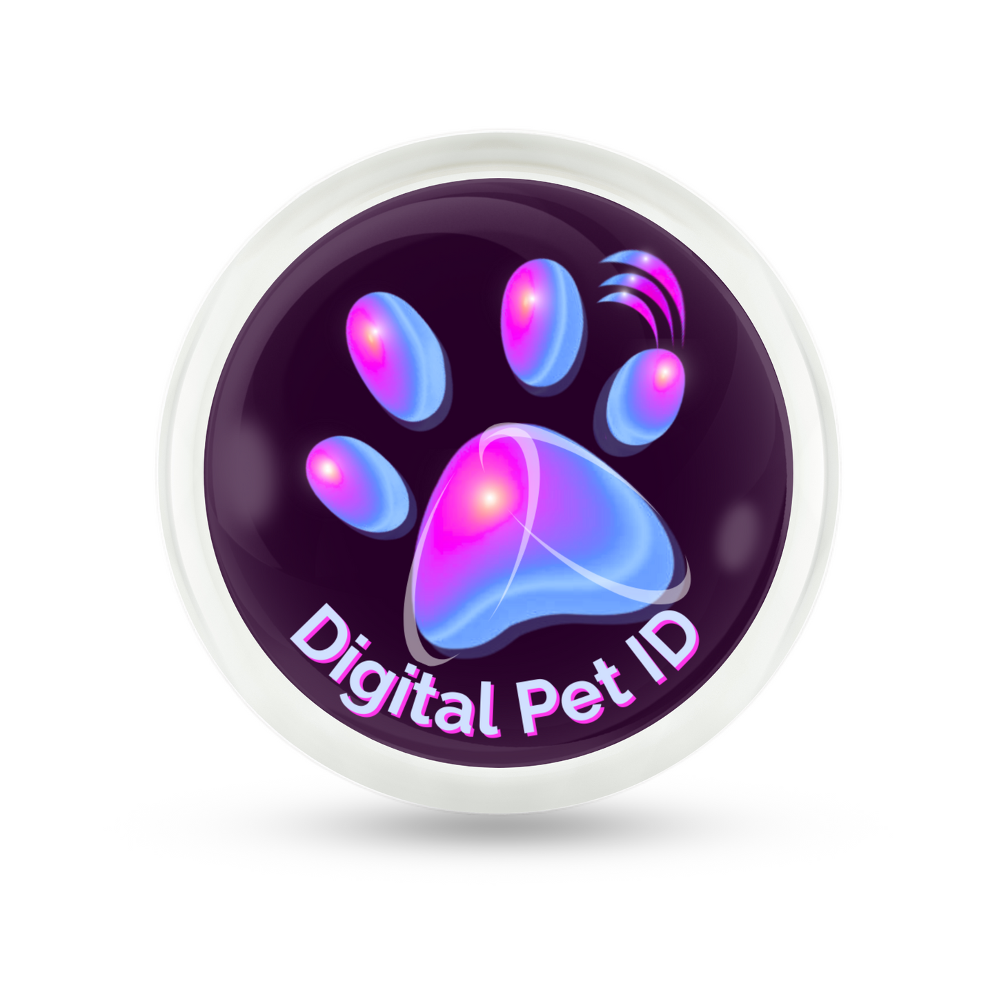 Abyss Paw Digital Pet ID Large
