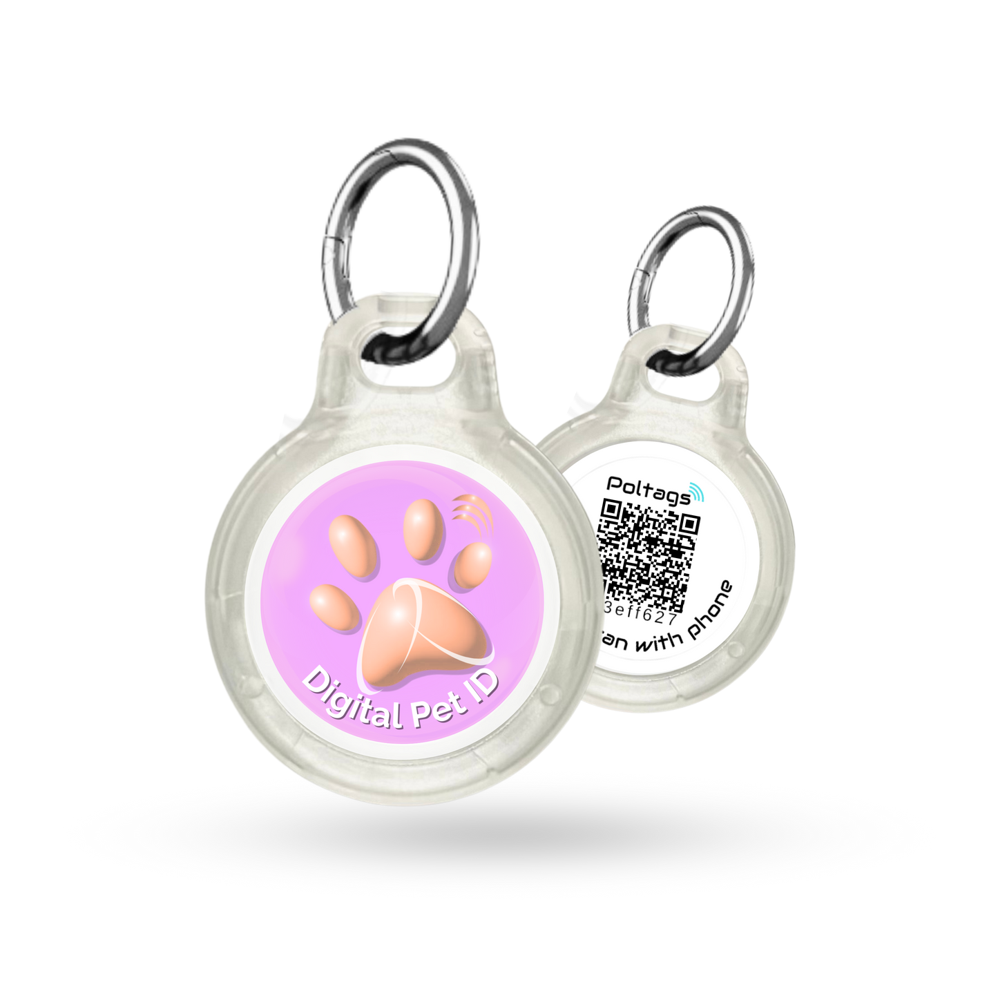 Apricot Paw Digital Pet ID Large