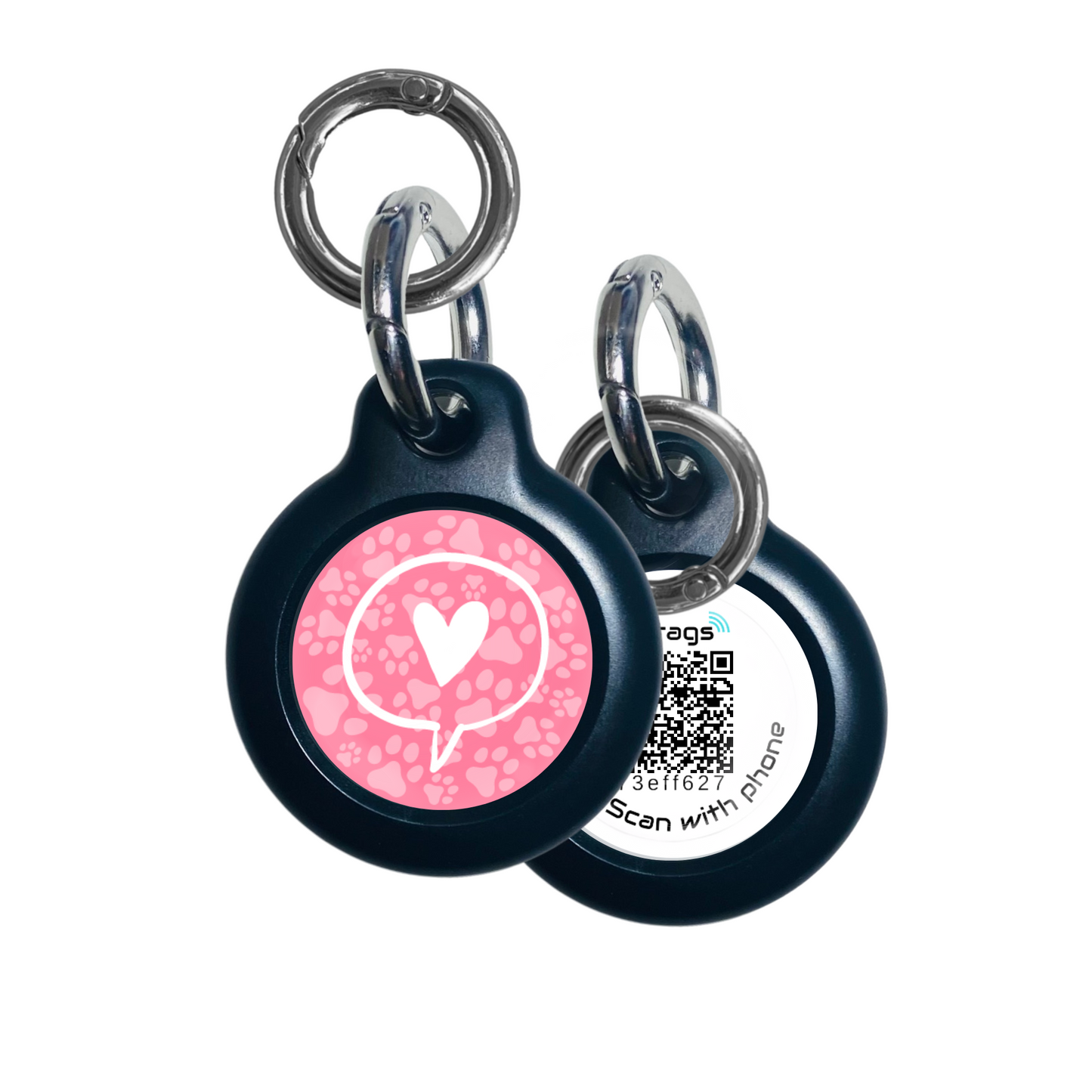Rose Chat Heart Pet ID