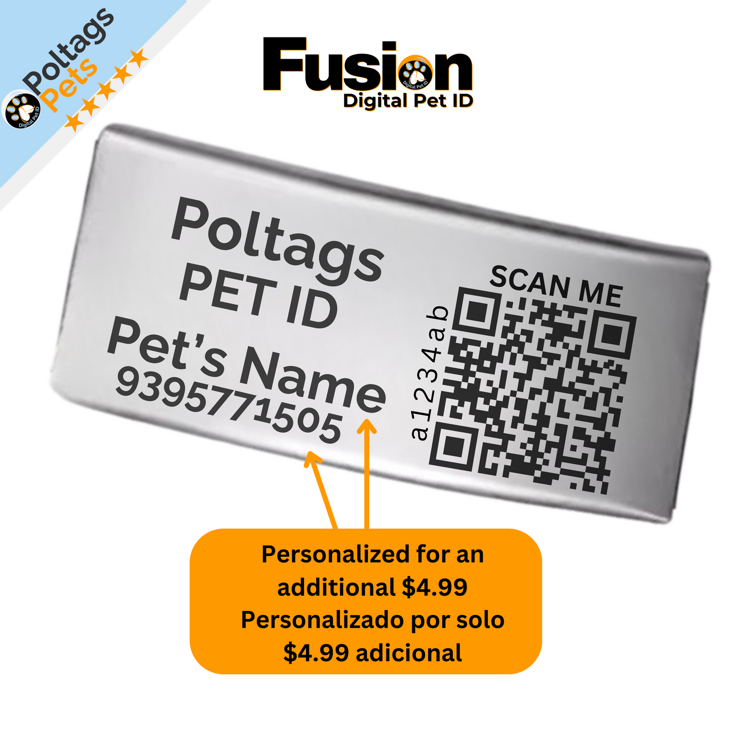 Personalizar (ADAPTER) con NOMBRE Y NÚM DE TELÉFONO / Customized (ADAPTER) w/ NAME & PHONE NUMBER