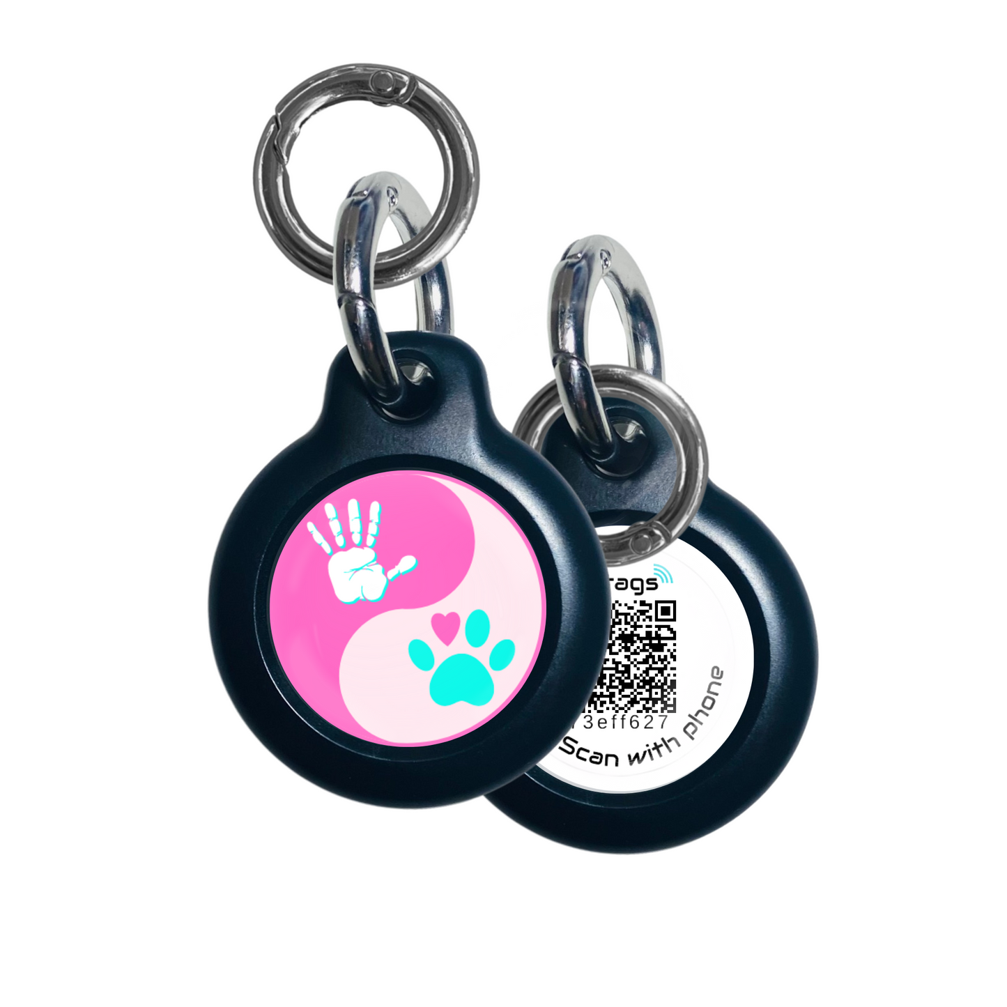 Pink YIN-YAN Pet ID